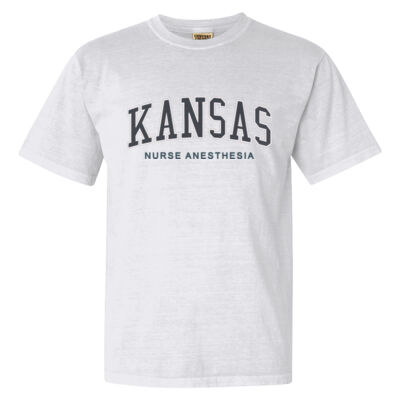 Kansas Nurse Anesthesia Embroidered Comfort Colors T-shirt Thumbnail